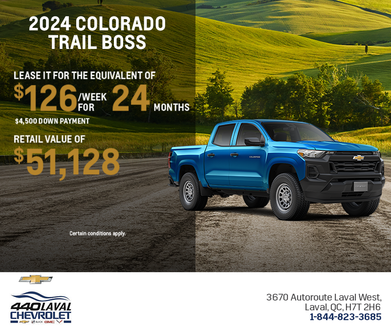 Get the 2024 Chevrolet Colorado