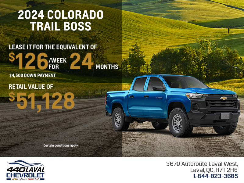 Get the 2024 Chevrolet Colorado