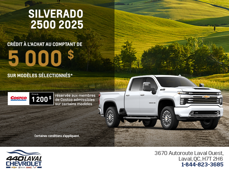 Procurez-vous le Chevrolet Silverado 2500 2025