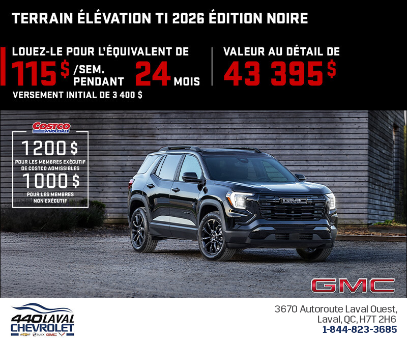 Le GMC Terrain 2026