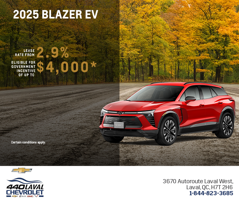 Get the 2025 Chevrolet Blazer EV