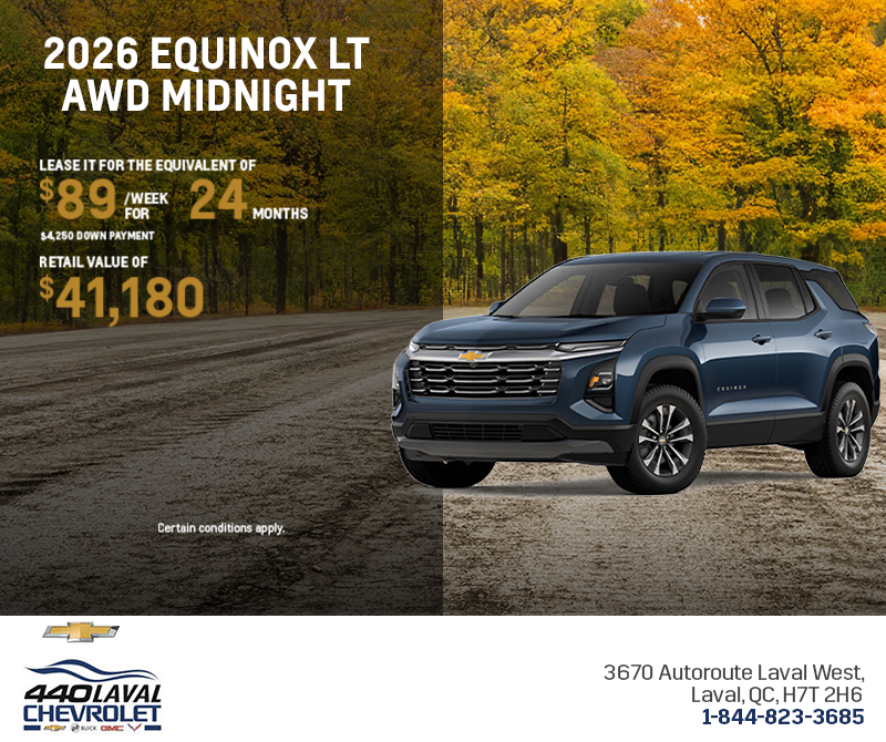 Get the 2026 Chevrolet Equinox LT AWD