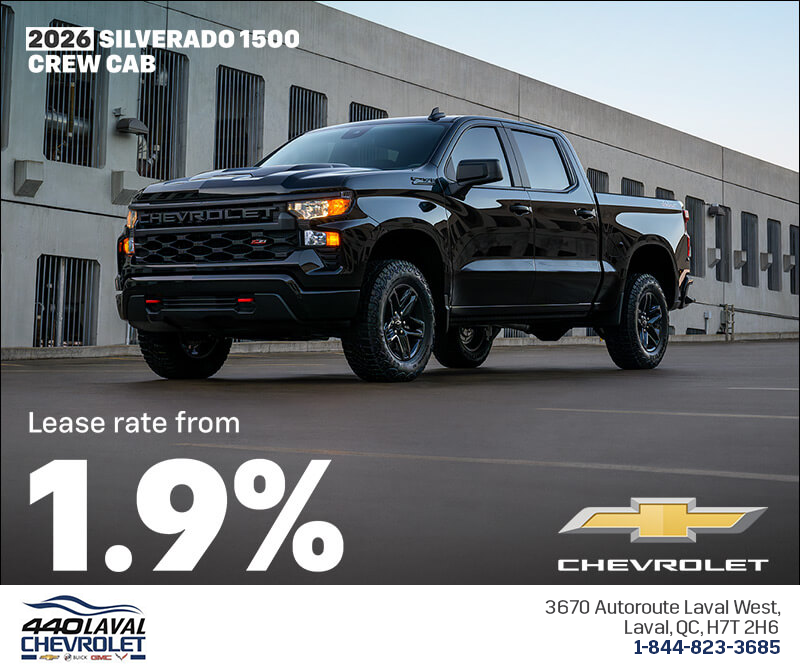 Get the 2026 Chevrolet Silverado 1500