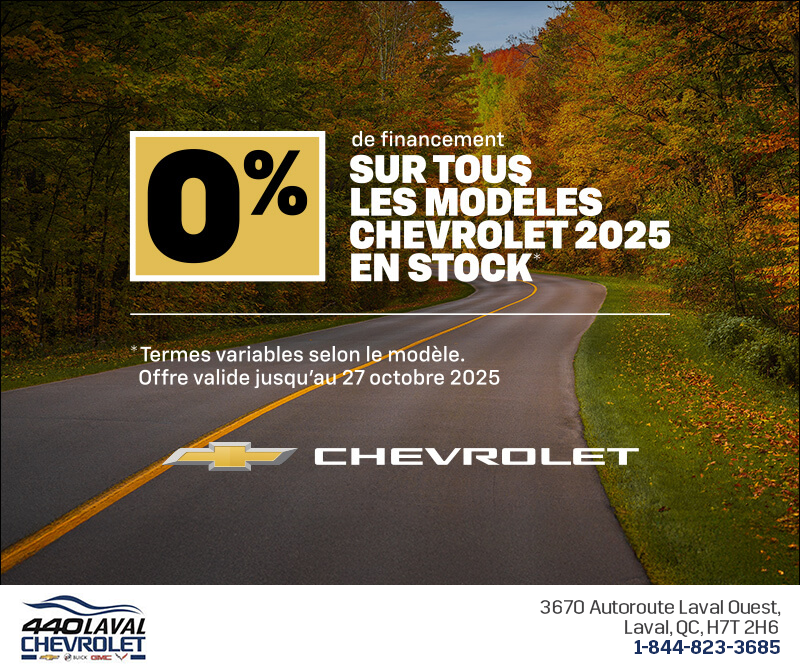 L'événement du mois Chevrolet
