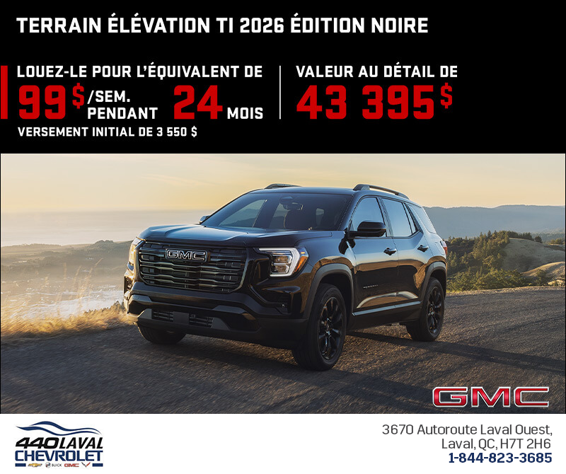 Le GMC Terrain 2026