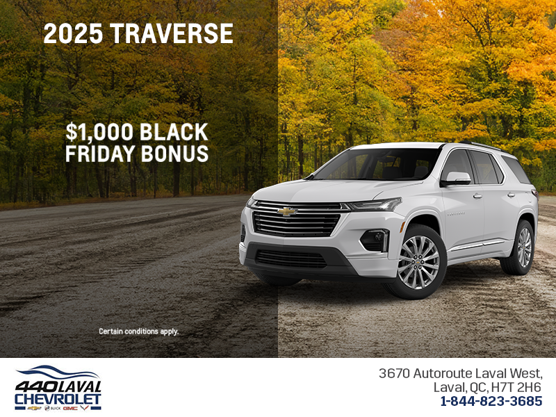 Get the 2025 Chevrolet Traverse