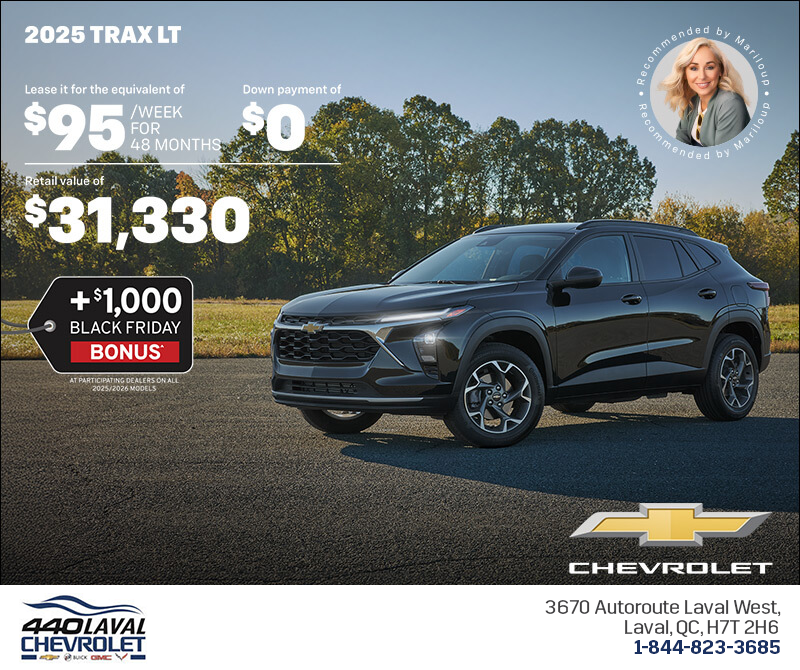 Get the 2025 Chevrolet Trax LT