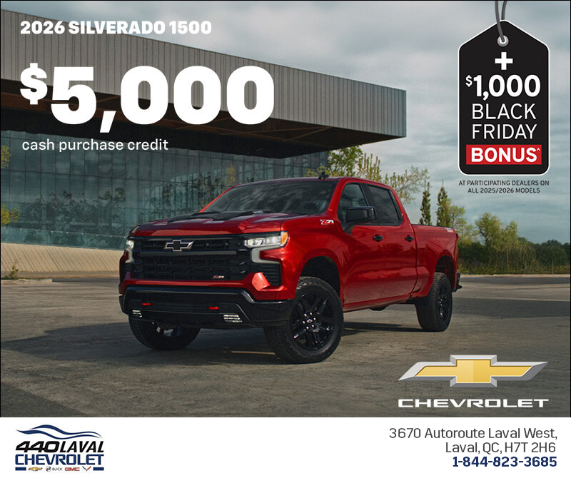 Get the 2026 Chevrolet Silverado 1500