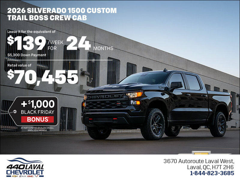 Get the 2026 Chevrolet Silverado 1500