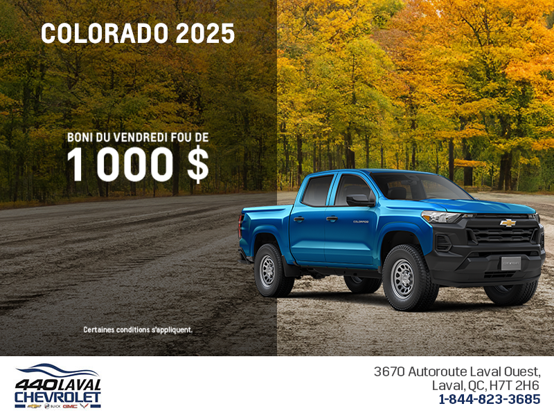 Le Chevrolet Colorado 2025