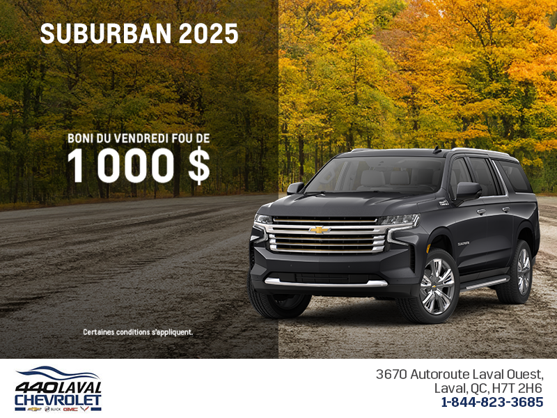 Le Chevrolet Suburban 2025