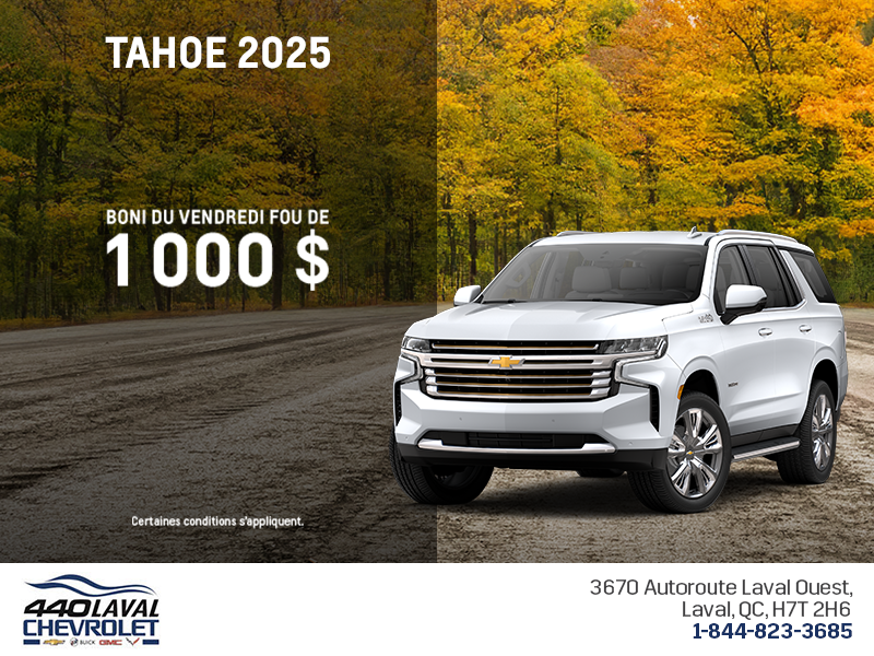 Le Chevrolet Tahoe 2025