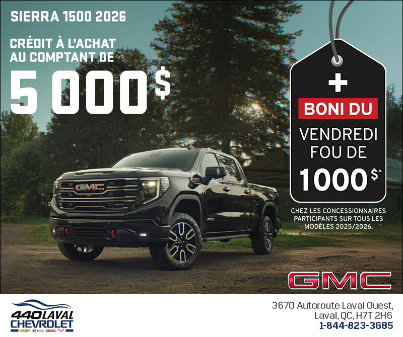 Le GMC Sierra 1500 2026