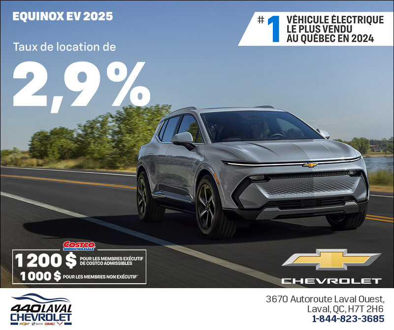 Procurez-vous le Chevrolet Equinox EV 2025