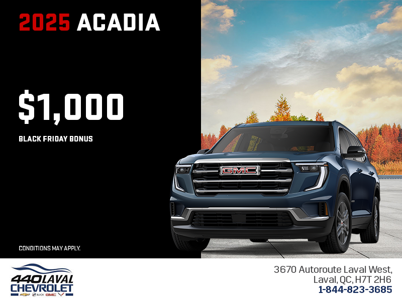The 2025 GMC Acadia