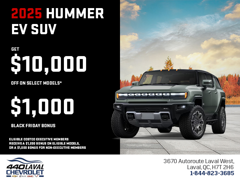 The 2025 GMC Hummer EV SUV