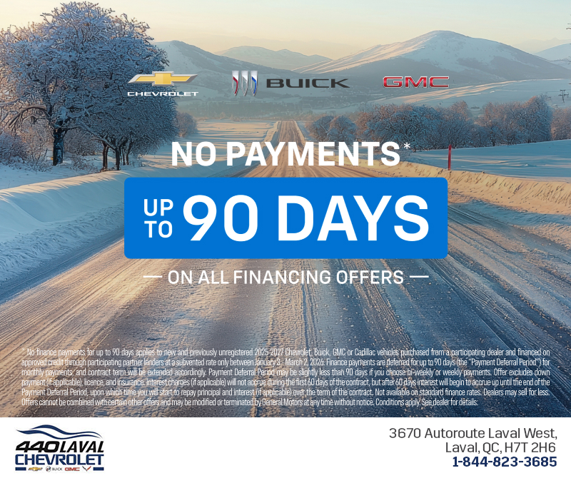 Chevrolet 90 Days Event!