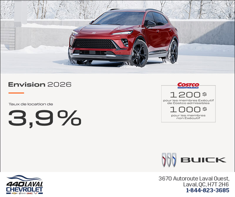 Procurez-vous la Buick Envision 2026