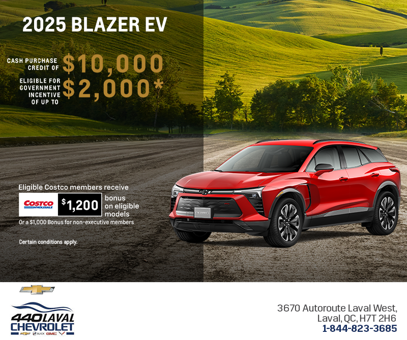 Get the 2025 Chevrolet Blazer EV