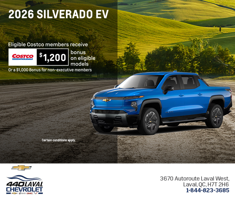 Get the 2026 Chevrolet Silverado EV