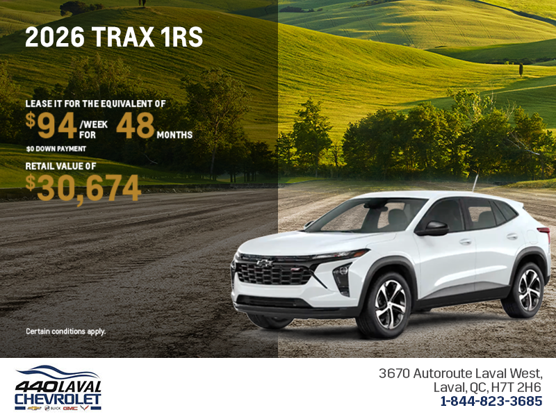 Get the 2026 Chevrolet Trax