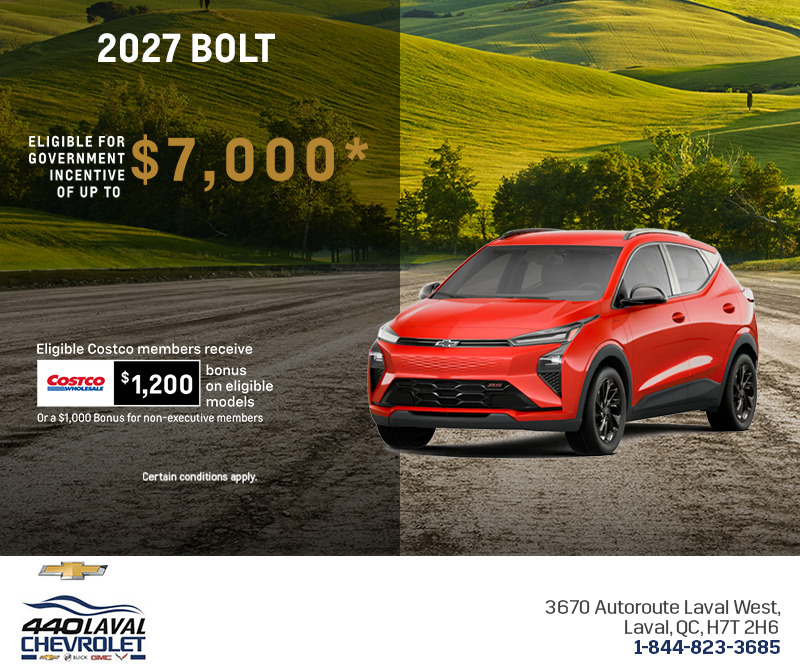 Get the 2027 Chevrolet Bolt
