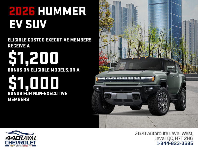 The 2026 GMC Hummer EV SUV