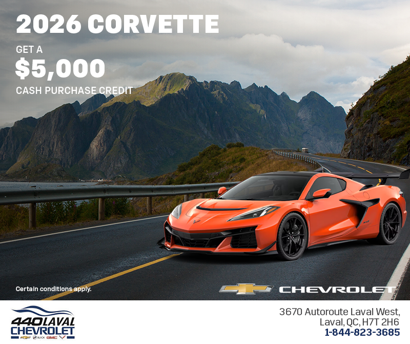 Get the 2026 Chevrolet Corvette