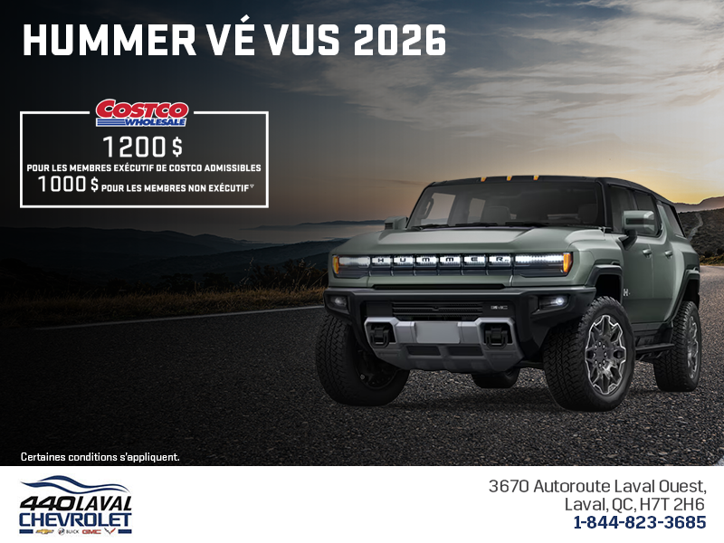 Le GMC Hummer VÉ VUS 2026