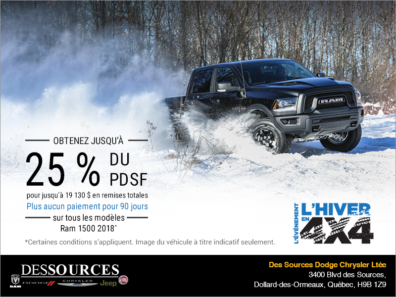 L'événement l'hiver en 4X4!
