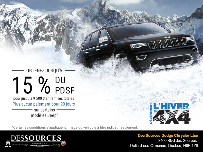 L'événement l'hiver en 4X4!