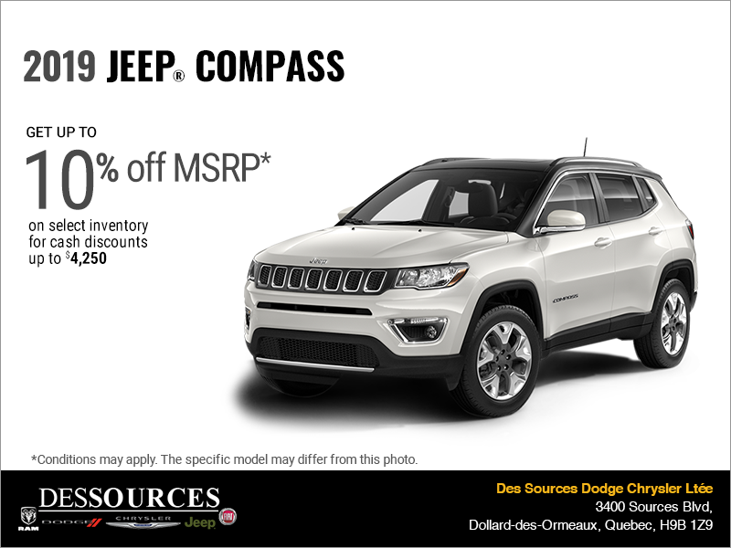 Get the 2019 Jeep Compass!
