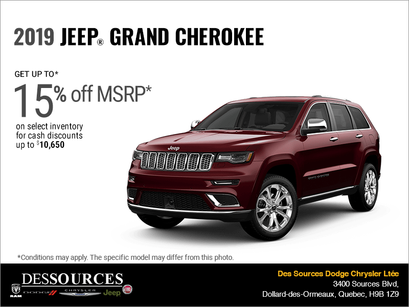 Get the 2019 Jeep Grand Cherokee!