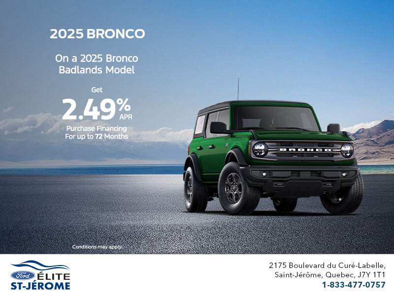 2025 Ford Bronco