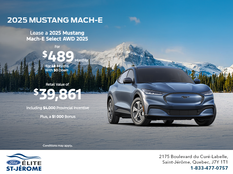 2025 Ford Mustang Mach-E