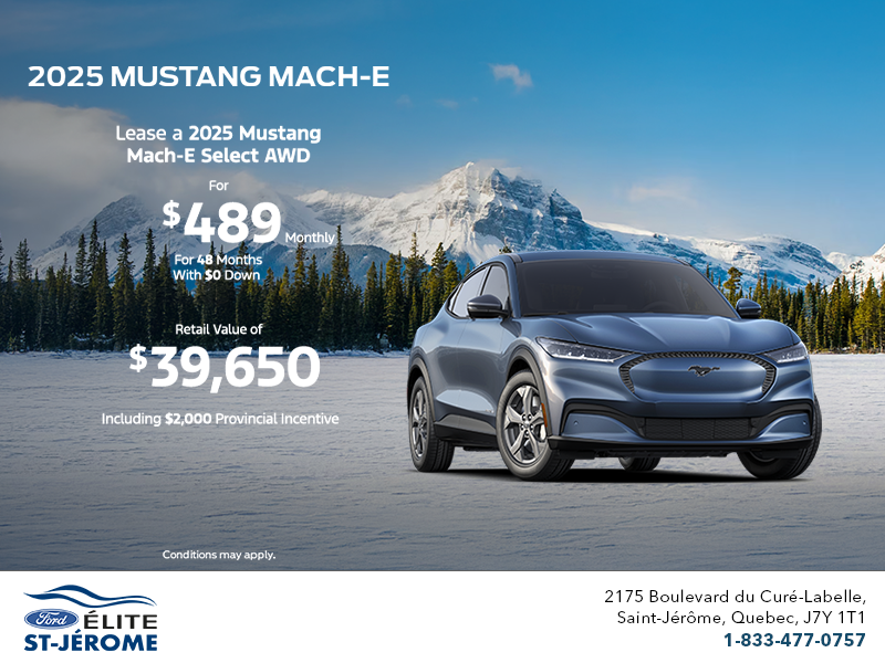 2025 Ford Mustang Mach-E