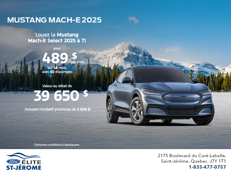 Ford Mustang Mach-E 2025