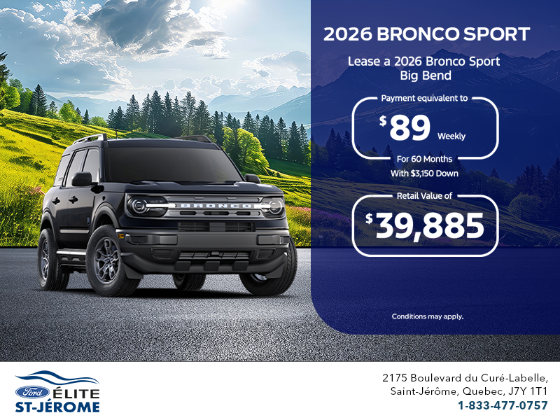 2026 Ford Bronco Sport