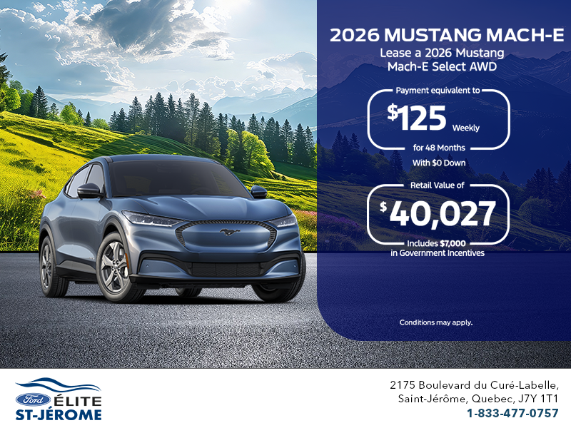 2026 Ford Mustang Mach-E