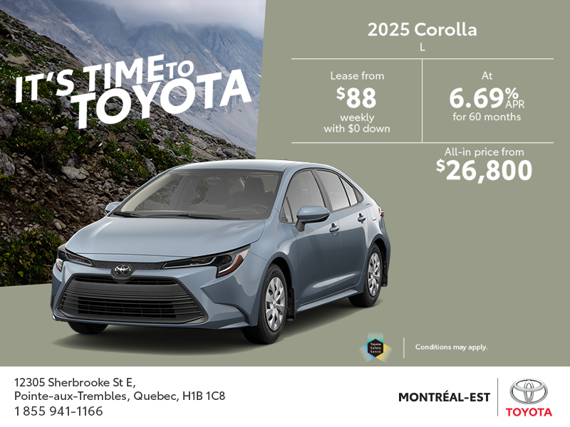 2025 Toyota Corolla