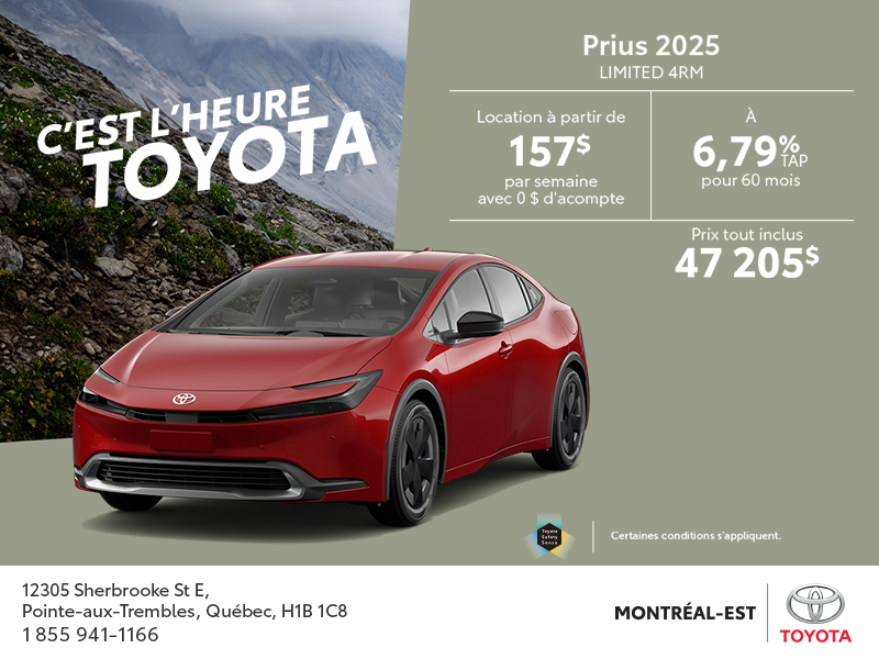 Toyota Prius 2025