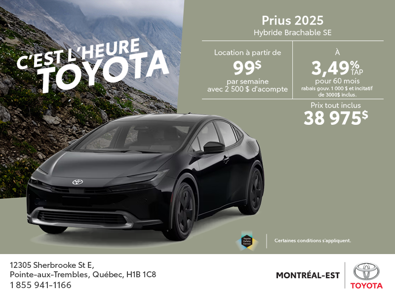 Toyota Prius Plug-In Hybrid 2025