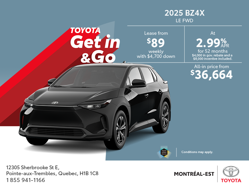 2025 Toyota BZ4X