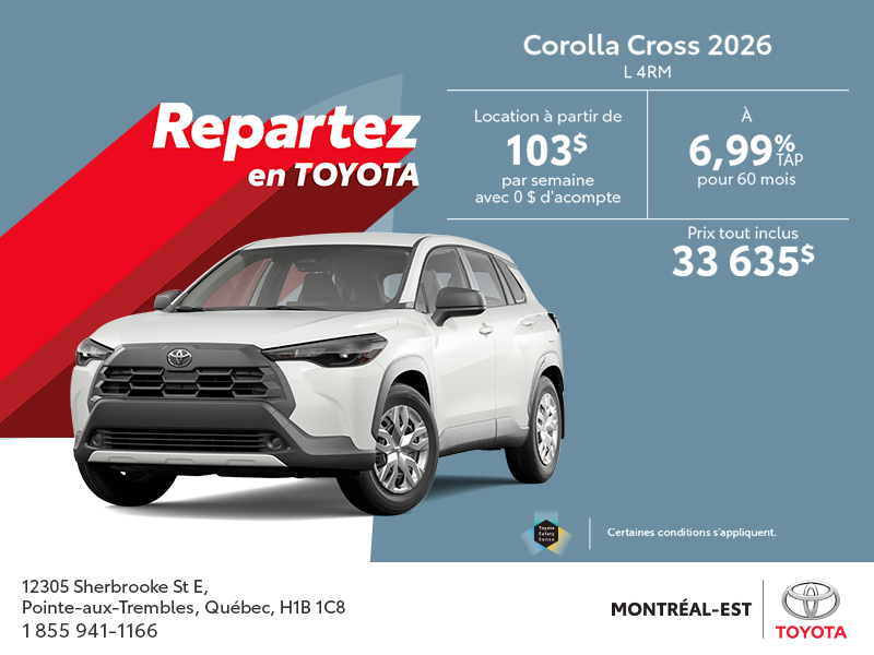 Toyota Corolla Cross 2026