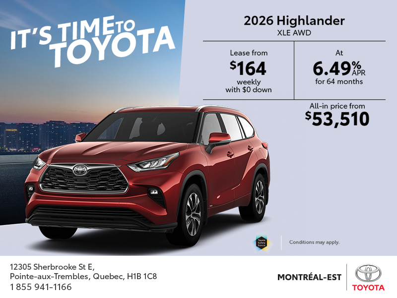 2026 Toyota Highlander