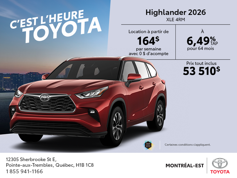 Toyota Highlander 2026