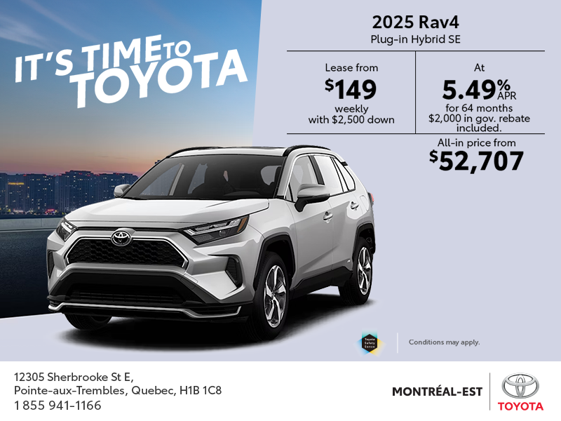 2025 Toyota RAV4 Plug-In Hybrid