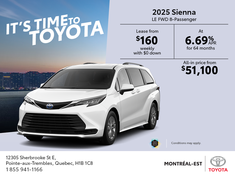 2025 Toyota Sienna Hybrid