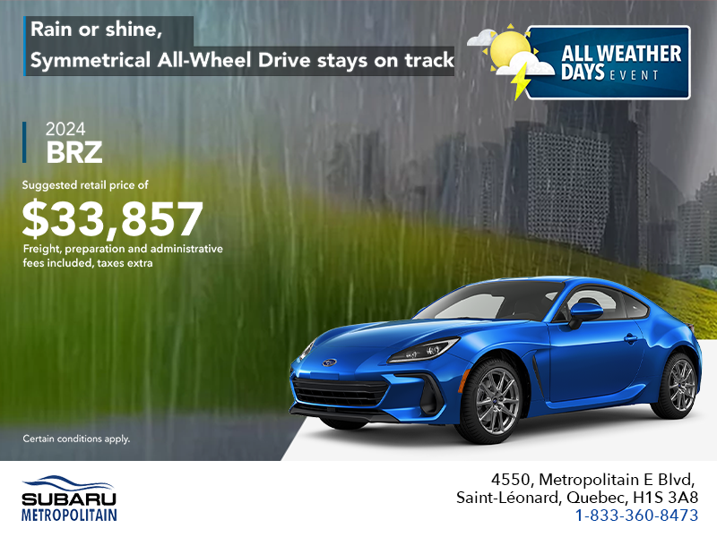 Get the 2024 BRZ today!