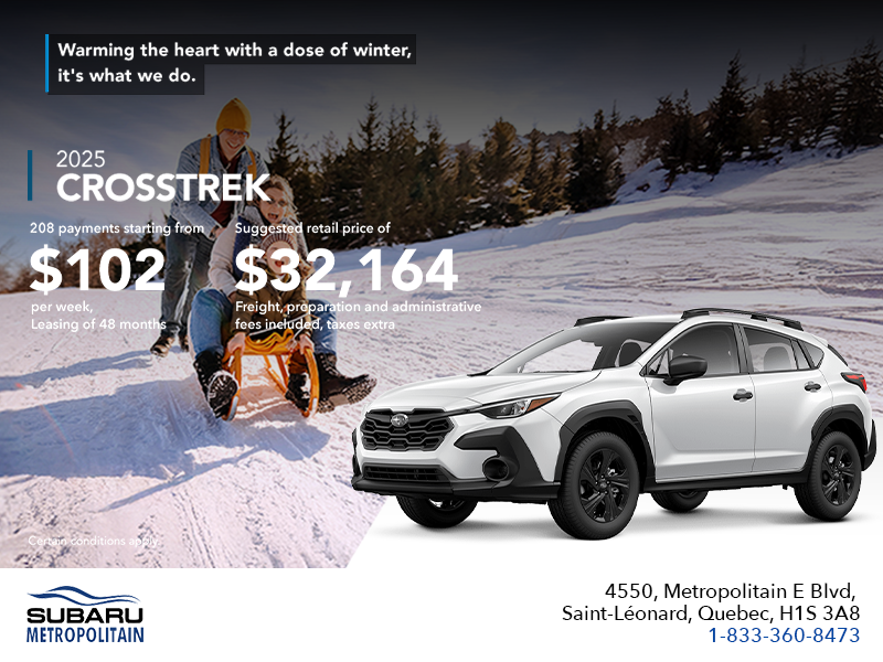 Get the 2025 Crosstrek today!